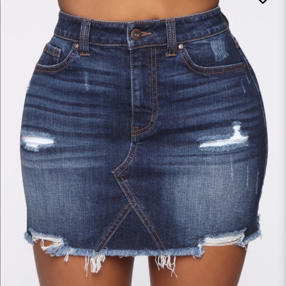 Denim skirt